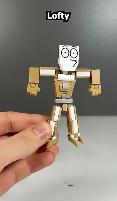 Mô hình nhân vật khớp nối The Lofty Figure - Tự in 3D sáng tạo