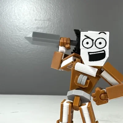 Mô hình nhân vật khớp nối The Lofty Figure - Tự in 3D sáng tạo