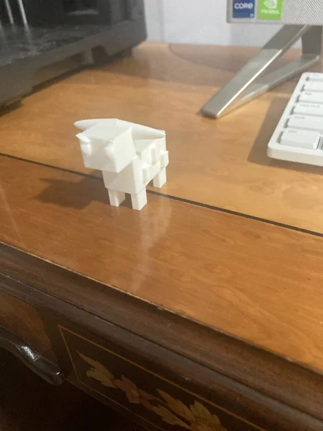 Mô hình chú Cừu và Bò Minecraft đáng yêu - File STL chất lượng - Image 2