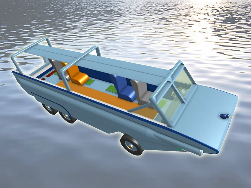 Duckie McBoatface v10: Bản cải tiến hiện đại của tàu vịt DUKW huyền thoại - Image 1