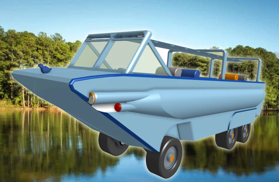 Duckie McBoatface v10: Bản cải tiến hiện đại của tàu vịt DUKW huyền thoại - Image 3