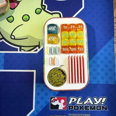 Khay Đựng Mini-Tin Pokémon TCG - Phụ Kiện Hỗ Trợ Đầy Đủ
