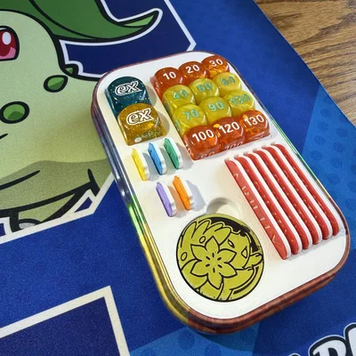 Khay Đựng Mini-Tin Pokémon TCG - Phụ Kiện Hỗ Trợ Đầy Đủ
