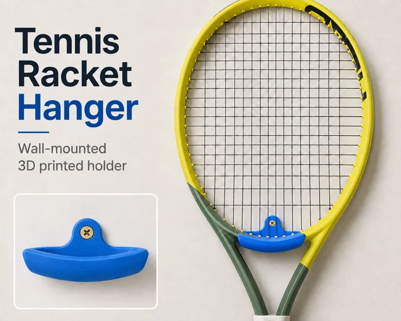 [Yêu cầu] Móc treo vợt Tennis - Image 1