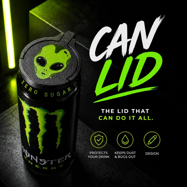 Nắp đậy lon 500/330/250 ml STRONG ALIEN - Image 1