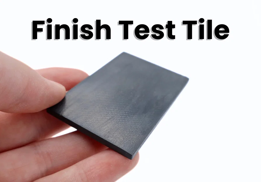 Miếng Tile Kiểm Tra Bề Mặt (Chà Nhám + Sơn Lót + Sơn Phủ) - Image 1