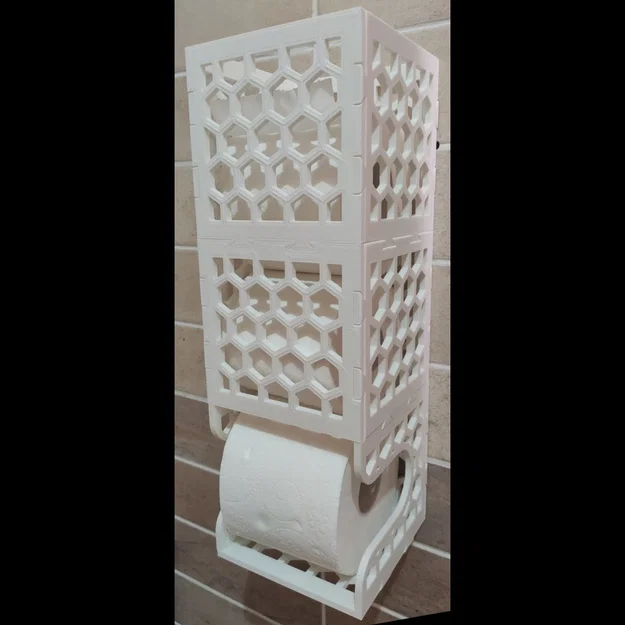Bộ giá đựng giấy vệ sinh xếp chồng V2 - Image 1