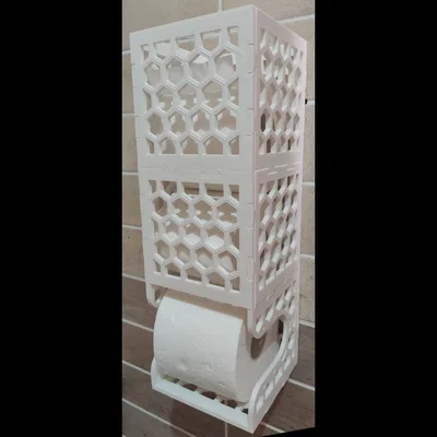 Bộ giá đựng giấy vệ sinh xếp chồng V2