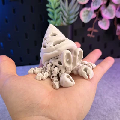 Mô hình Cua Ẩn Sĩ Xương Khớp Khớp Linh Hoạt (Articulated Skeleton Hermit Crab)