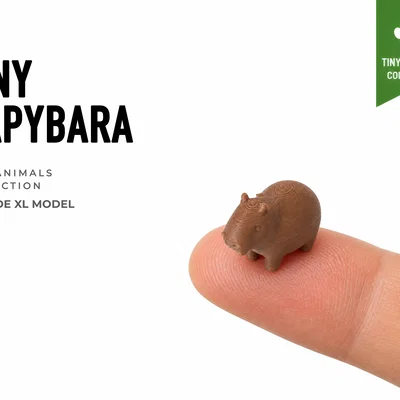 Bé Capybara Tí Hon - Bộ Sưu Tập Mini Animals