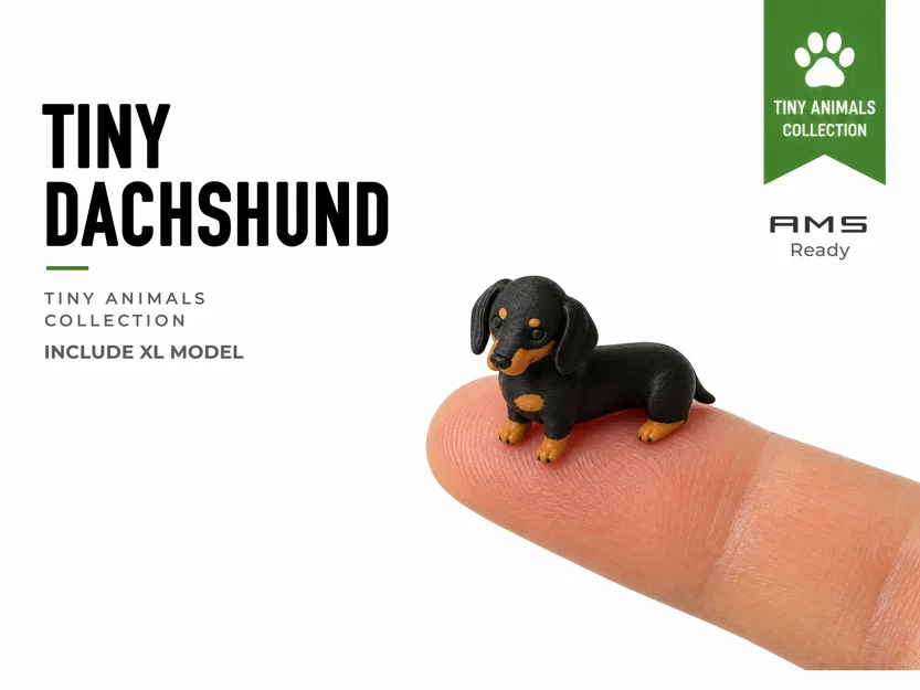 Chú Chó Dachshund Tí Hon - Bộ Sưu Tập Mini Animals - Image 1
