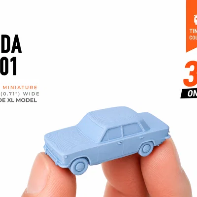 Tiny Lada 2101 - Mô hình xe hơi tí hon