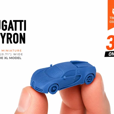 Mô hình Bugatti Veyron siêu nhỏ - Dòng xe Mini Cars