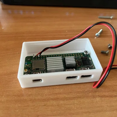 Vỏ case cho Radxa Zero 3W kèm quạt 4010
