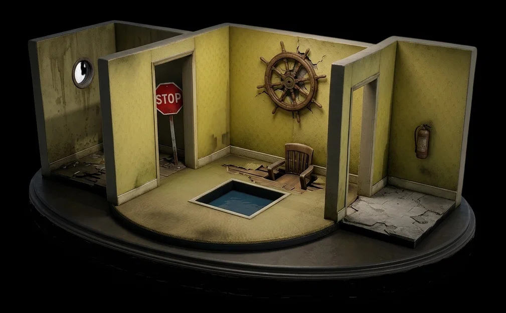 Diorama Backrooms - Mô hình trang trí độc đáo - Image 5