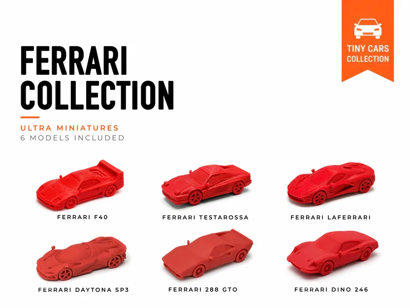 Bộ sưu tập xe Ferrari tí hon - Dòng xe Mini Cars - Image 1