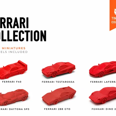 Bộ sưu tập xe Ferrari tí hon - Dòng xe Mini Cars