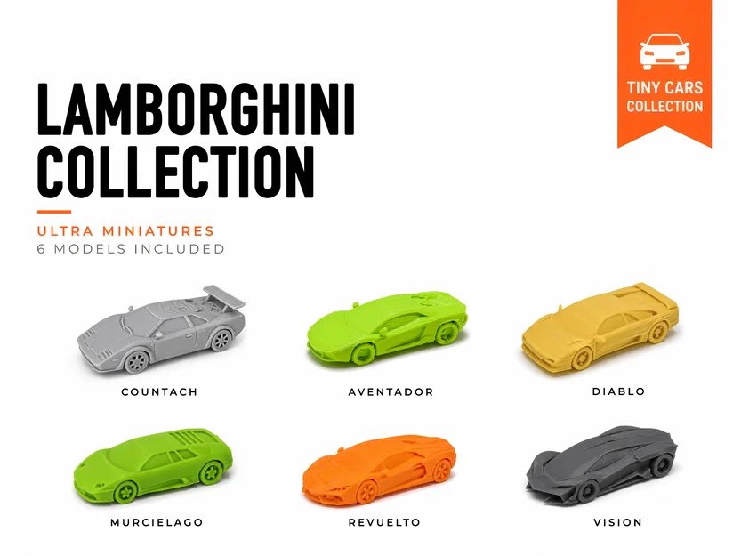 Bộ sưu tập Lamborghini tí hon - Series xe mô hình mini - Image 1