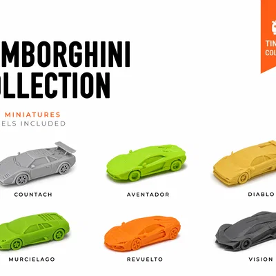 Bộ sưu tập Lamborghini tí hon - Series xe mô hình mini