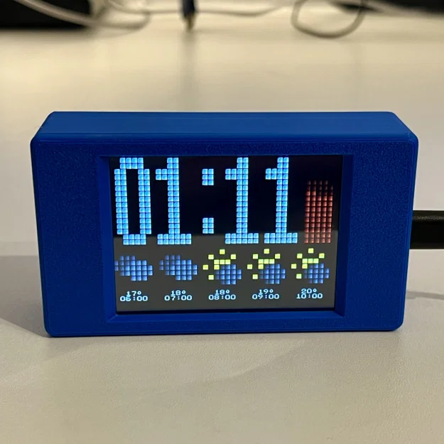 Đồng hồ Retro (ESP32 CYD kèm Loa và Đế dựng PiP, màn hình 2.8") - Image 6