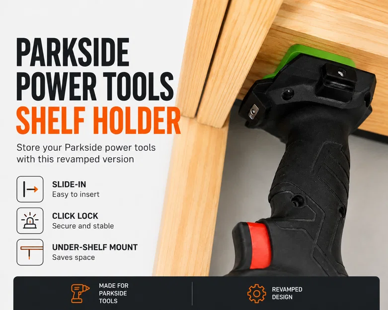 Giá treo dụng cụ Parkside phiên bản cải tiến - Image 1