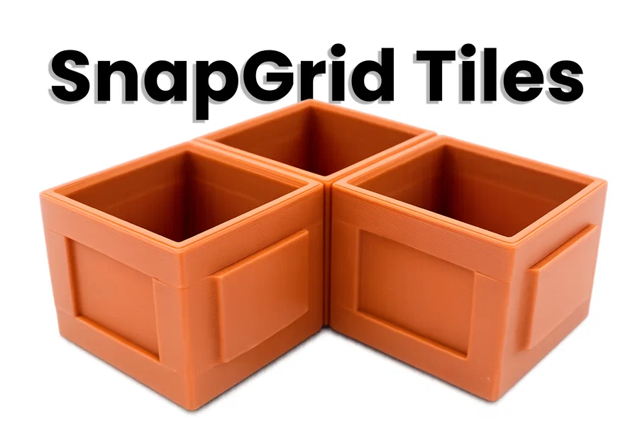 SnapGrid Tiles – Hệ thống lưu trữ module lắp ghép (Tùy chỉnh bố cục 2D) - Image 1