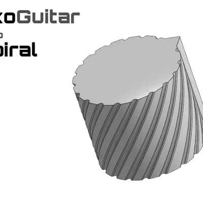 ExoBass - Núm vặn (Knobs) - Kiểu xoắn ốc (Spiral)