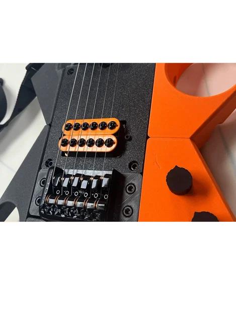 ExoGuitar - Bridge - Tấm Ngựa Đàn Guyker Worm Bridge Plate - Image 1