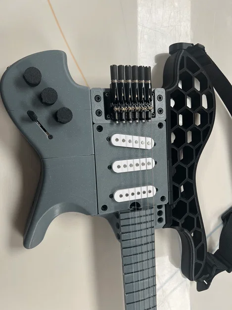 ExoGuitar - Bridge - Tấm gắn ngựa đàn Headless OVSAL - Image 2