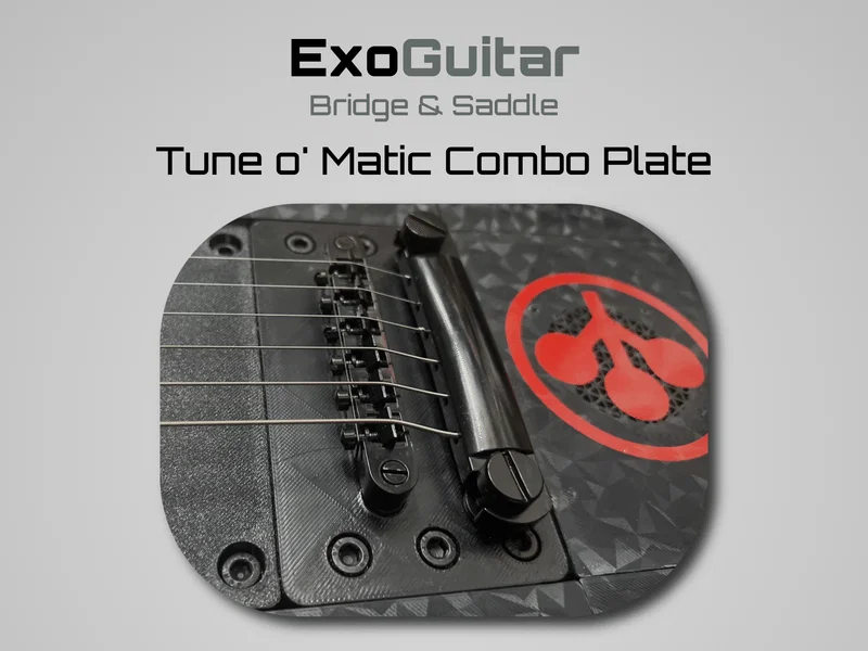ExoGuitar - Ngựa đàn - Tune O' Matic - Single Plate - Image 1
