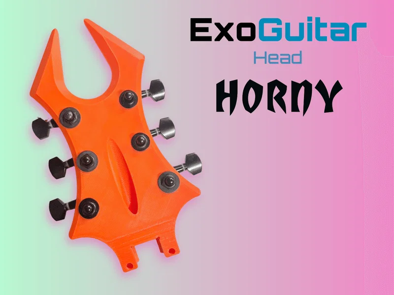 ExoGuitar - Head - Horny (Đầu đàn kiểu Horny) - Image 1