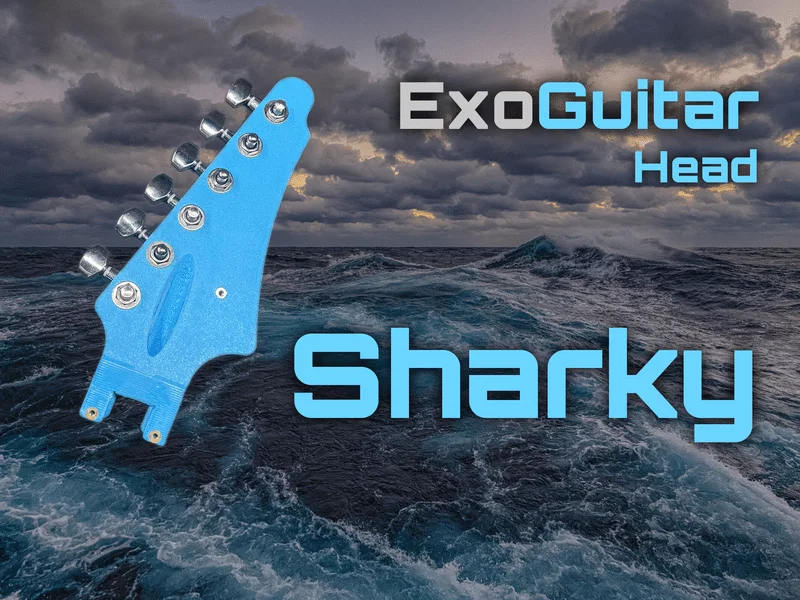 ExoGuitar - Đầu đàn Sharky - Image 1