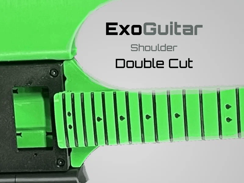 ExoGuitar - Shoulders - Double Cut (Vai đàn dạng cắt kép) - Image 1