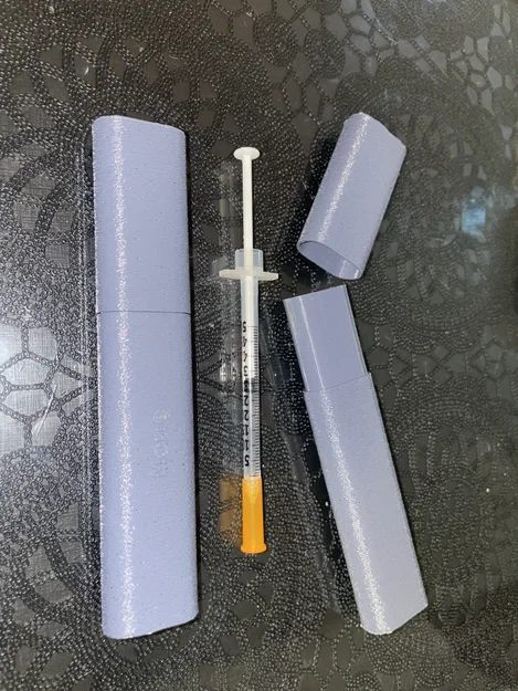 Hộp đựng bảo vệ ống tiêm Insulin 0.5mL tiện lợi (in 3D) - Image 2