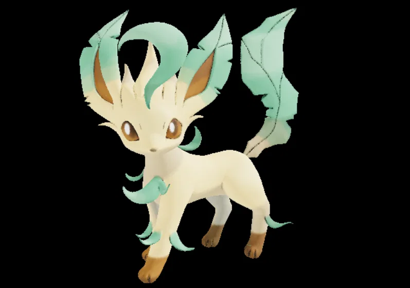 Mô hình 3D Leafeon Pokemon siêu đáng yêu - File STL chi tiết - Image 1