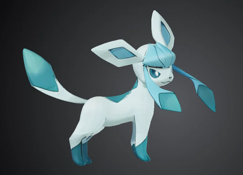 Mô hình 3D Glaceon cực xinh - File in chất lượng cho fan Pokémon - Image 1