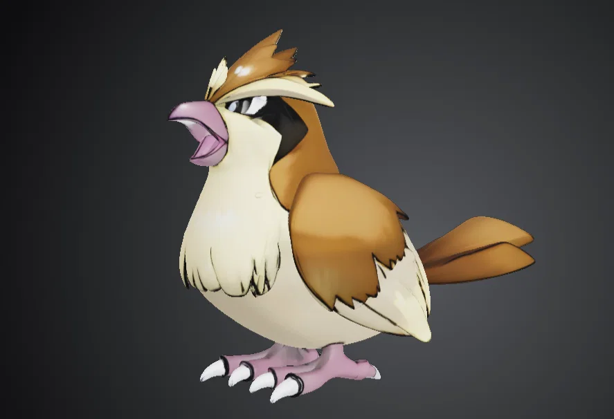 Mô hình 3D Pidgey (Pokemon) - File STL chi tiết cho người hâm mộ - Image 1