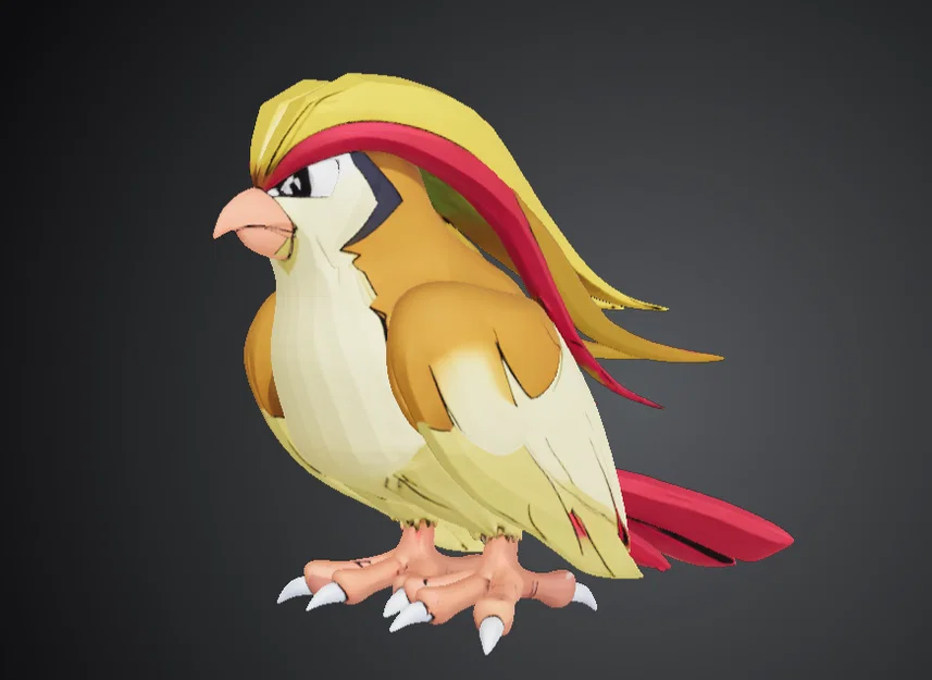 Mô hình 3D Pokemon Pidgeot chi tiết sống động dành cho fan hâm mộ - Image 1