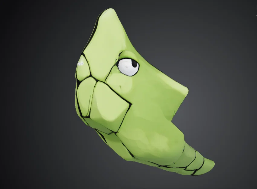 Mô hình 3D Metapod Pokémon - File in 3D chất lượng cao - Image 1