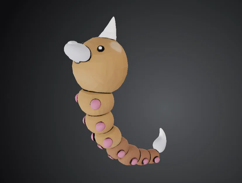 Mô hình 3D Weedle - Pokemon đáng yêu dành cho người sưu tầm - Image 1