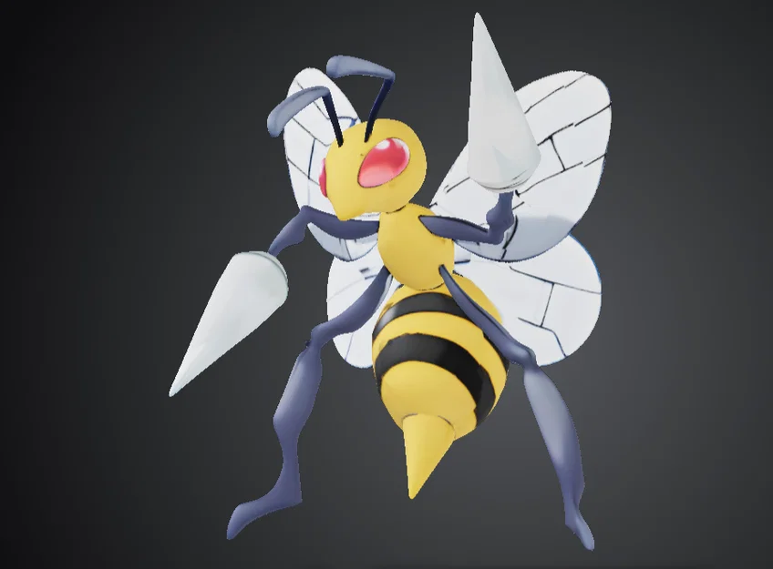 Mô hình 3D Beedrill Pokemon độc đáo cho người hâm mộ - Image 1