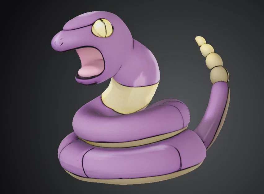 Mô hình 3D Pokemon Ekans - Tải tệp STL in 3D chất lượng cao - Image 1