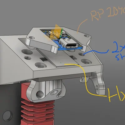 Đầu dò cảm biến lực tự chế giá $10 cho Ender 3 6