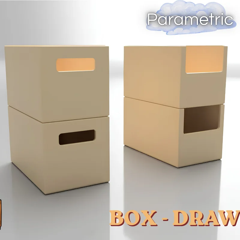 Khay/Ngăn kéo modul tham số có thể xếp chồng (Parametric Modular Drawer)