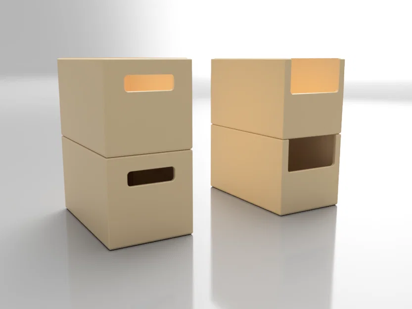 Khay/Ngăn kéo modul tham số có thể xếp chồng (Parametric Modular Drawer) - Image 2