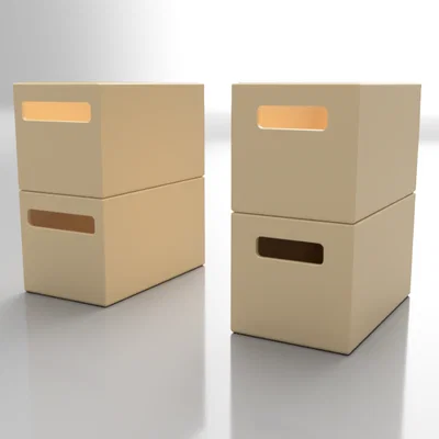 Khay/Ngăn kéo modul tham số có thể xếp chồng (Parametric Modular Drawer)
