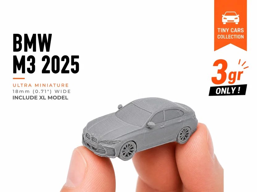 Mô hình BMW M3 2025 tí hon - Thuộc bộ sưu tập xe Mini - Image 1