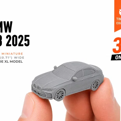 Mô hình BMW M3 2025 tí hon - Thuộc bộ sưu tập xe Mini