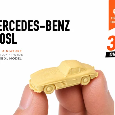 Mercedes-Benz 300SL Tí Hon - Bộ Sưu Tập Xe Mô Hình Mini