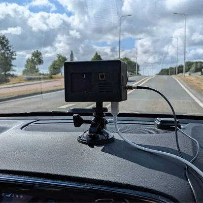 Vỏ Raspberry Pi 5 cho Dashcam tích hợp GPS